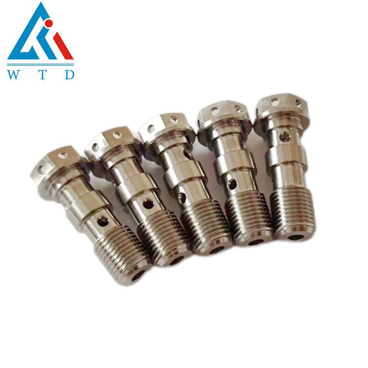 titanium M10 double banjo bolt titanium M10 double banjo bolt