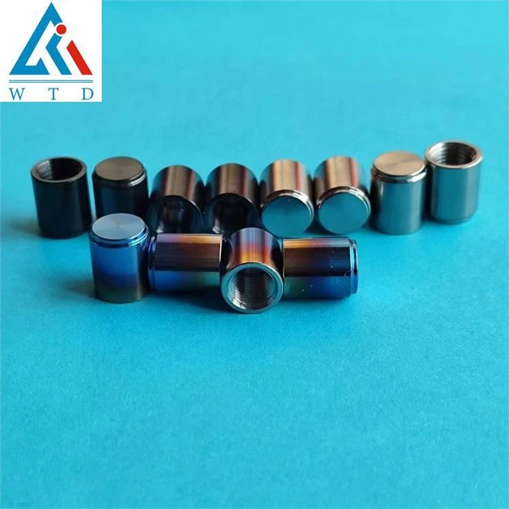 colorful titanium valve cap nuts